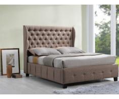 Polsterbett Stoff Tolna - 160x200cm - Beige