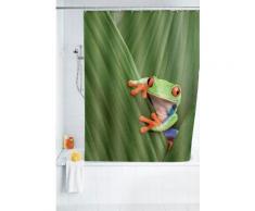 WENKO Duschvorhang Frog, 180/200 cm, waschbar, bunt, Mehrfarbig