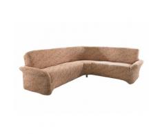 Sofahusse, Gaico, »Checks«, mit marmoriertem Effekt, braun, braun
