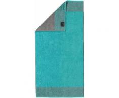 Handtücher, Cawö, »Two-Tone«, mit Wendeoptik, blau, türkis