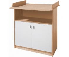 Roba Wickelkommode »Lena«, Eiche sägerau/weiß, braun, Unisex, eiche sägerau/weiß