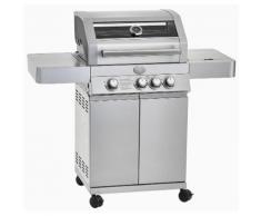RÖSLE Gasgrill BBQ-Station, Edelstahl, »VIDERO G3«, silberfarben, Unisex, silberfarben