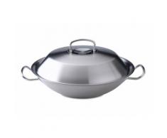 Original-profi collection Wok, mit Metalldeckel, Fissler, silberfarben, Unisex, silberfarben