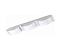 Eglo LED Wand- Deckenleuchte, Badleuchte, »WASAO1«, silberfarben, Unisex, chromfarben, weiß lackiert