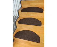Stufenmatte, Living Line, »Torronto«, Höhe 5 mm, gewebt, braun, braun
