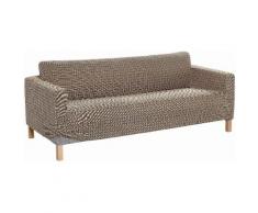 Sofahusse, Zebra, »Congo«, mit karierter Struktur, braun, braun