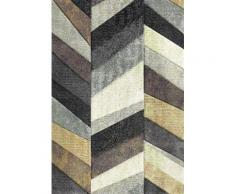 Teppich, merinos, »BELIS PARKETT«, gewebt, handgearbeiteter Konturenschnitt, natur, natur