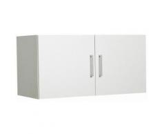 Aufsatz-/Hängeschrank »Ems«, Breite 80 cm, weiß, weiß/weiß