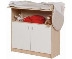 Roba Wickelkommode »Lena« breit, Ahorn/weiß, braun, Unisex, ahorn/weiß