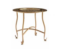 heine home Tablett-Tisch, goldfarben, Unisex, goldfarben