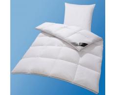 Set: Daunenbettdecken + Kopfkissen Hanse by Ribeco »Lea«, Extrawarm, 90% Daunen, 10% Federn (+ 2 Gratis-Nackenrollen), Extrawarm