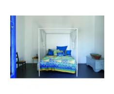 Tagesdecke, Bassetti, »Vietri«, mit Kachel-Muster, blau, blau
