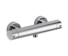 Eyckhaus bath & relaxing Thermostat Duscharmatur »Oval«, silberfarben, chrom