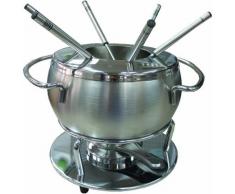 Style'n Cook Fleisch-Fondue, BELLA, Bourguignonne Set 9-tlg., Edelstahl, Antihaft-versiegelt, »Swiss Fondue«, silberfarben, Unisex, silberfarben