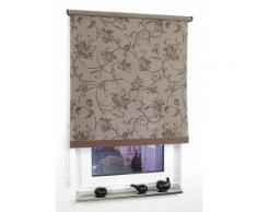 Seitenzugrollo, Liedeco, »Natur Dekor«, Lichtschutz, Fixmaß, braun, braun