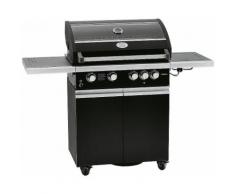 RÖSLE Gasgrill BBQ-Station, »Vision G4«, schwarz, Unisex, schwarz/silberfarben