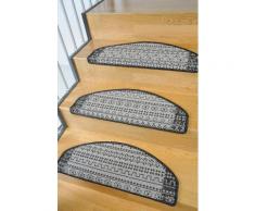 Stufenmatte, Living Line, »Elvet«, Sisaloptik, 15 Stück, grau, anthrazit