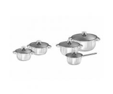 SET: Kochtopfset, KING (10tlg.), silberfarben, Unisex, silberfarben