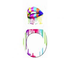 Wenko WC-Sitz Lip, bunt, Mehrfarbig