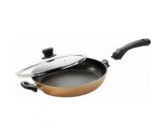 STONELINE® GOLD Edition Servierpfanne, 32 cm, schwarz, goldfarben