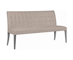 SELVA 4-Sitzer Polsterbank »Eliza« Modell 1398, Massivholzgestell in taupe grau Vintage, natur, Stoff Darwin SAND