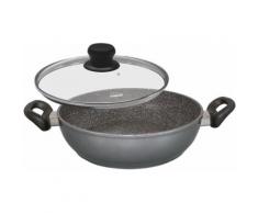 STONELINE® Servierpfanne, Aluminiumguss, Induktion, schwarz, Unisex, anthrazitfarben