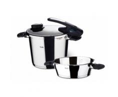 Fissler Schnellkochtopf-Set, »vitavit®edition design« (2tlg.), silberfarben, Unisex, silberfarben