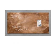 Sigel Glas-Magnettafel im Kupfer-, Silber- oder Goldlook, gelb, Bronze-Optik