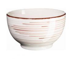 Domestic by Maeser Frühstück-Set Keramik, 18 Teile, »BEL TEMPO«, braun, Unisex, beige