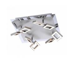 Paul Neuhaus LED-Deckenleuchte, 8flg., »TWINS«, silberfarben, Unisex, Metall