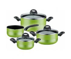 GSW Kochtopf-Set, Aluminium, Induktion, 7-teilig, »MILANO COLOR«, grün, Unisex, grün