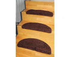 Stufenmatte, Living Line, »Shaggy Pulpo«, gewebt, braun, braun