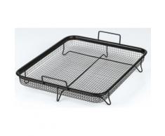 GOURMETmaxx Grillkorb Heißluft schwarz für Backofen, schwarz, Unisex, schwarz
