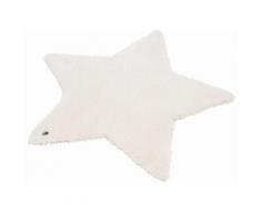 Kinder-Teppich, Tom Tailor, »Soft Stern«, Hochflor, Höhe 35 mm, handgetuftet, weiß, weiß