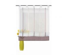 Raffrollo, Home Wohnideen, »Irondale«, mit Schlaufen, natur, stein