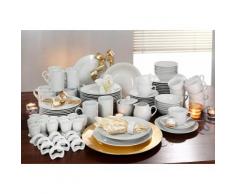 SET: Porzellanservice »YOUNG« (112-teilig), weiß, Unisex, weiß