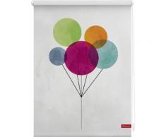 Seitenzugrollo, Lichtblick, »Klemmfix Dekor Ballon«, Lichtschutz, Fixmaß, ohne Bohren, bunt, bunt
