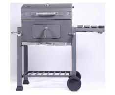 EL FUEGO Holzkohlegrill, »Ontario«, schwarz, Unisex, schwarz