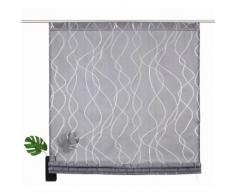 Raffrollo, my home Selection, »Baluba«, mit Klettband, grau, grau