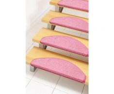 Stufenmatte, Hanse Home, »Shashi«, einfarbig, Kurzflor, getuftet, rosa, Rosa Pink