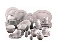 Kombiservice, »Arianne«, CreaTable (61tlg.), weiß, Unisex, weiß