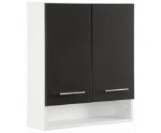 Hängeschrank, Schildmeyer, »Sellin«, Breite 60 cm, grau, weiß-anthrazit