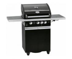 RÖSLE Gasgrill BBQ-Station, »Vision G3«, schwarz, Unisex, schwarz/silberfarben