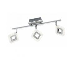 Trio LED-Deckenleuchte, 3 flg., »PARADOX«, silberfarben, Unisex, Metall, chromfarben