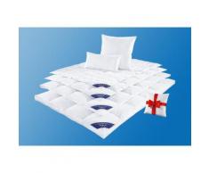 Set: Daunenbettdecken + Kopfkissen + Gratis-Kissen, »Wien«, Excellent, Warm, 90% Daunen, 10% Federn, Warm