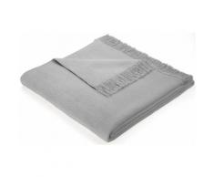 Sofaläufer, Biederlack, »Cotton Cover«, mit Fransen versehen, silberfarben, silber