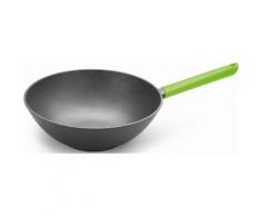 WOLL Wokpfanne, Aluminium, Induktion, »JUST COOK«, schwarz, Unisex, schwarz/grün