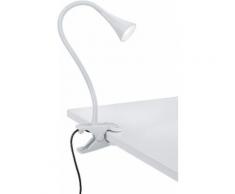 TRIO Leuchten LED Klemmleuchte, »VIPER«, weiß, Unisex, weiß, mit weißem Kabel