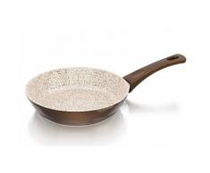 Genius® Cerafit®Granit-Grand-Edition Bratpfanne Keramikbeschichtung, Ø 20 cm, braun, Unisex