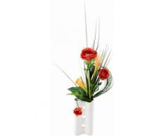 Home affaire Kunstblume »Ranunkeln« in Vase, orange, orange